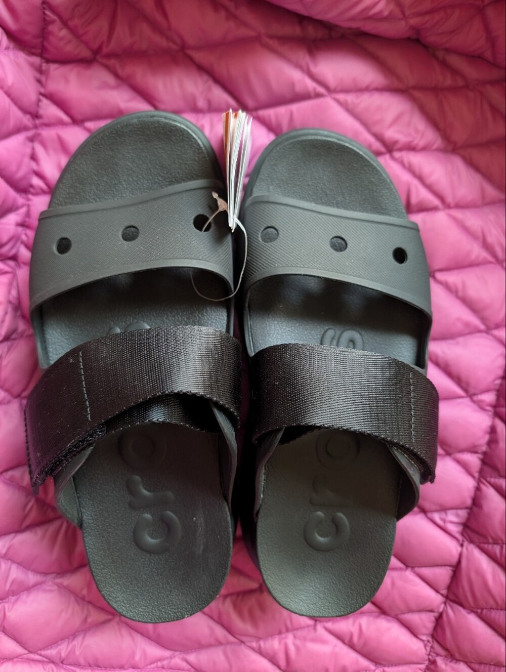 Soho Two Strap Sandal - Black - Picture 5 of 8